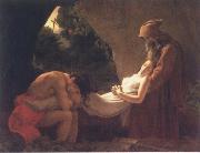 Anne-Louis Girodet-Trioson The Burial of Atala oil